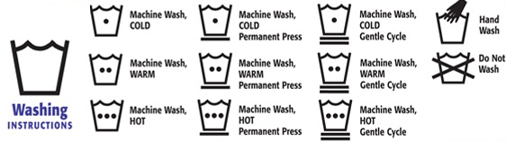 hand wash cold symbol